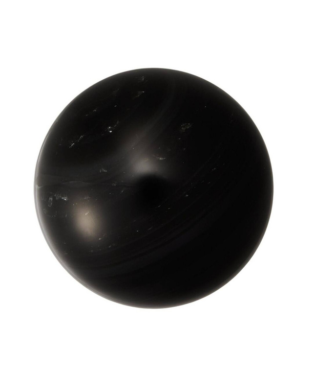 Black Obsidian Stone Sphere - 10