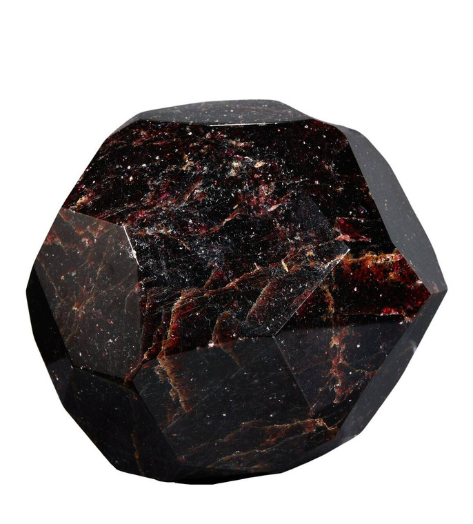 Large Polished Faceted Garnet Stone - 8