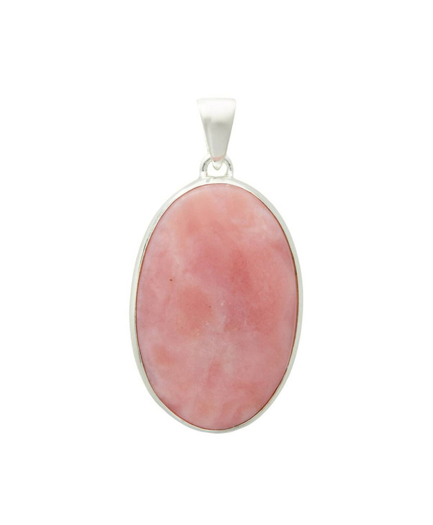 Pink Opal Pendant - Sterling Silver - No.615