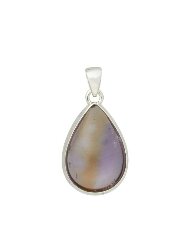 Ametrine Pendant - Polished Teardrop - Sterling Silver - No.190