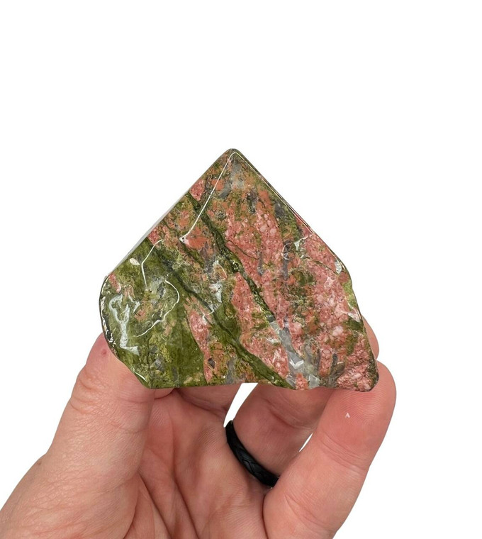 Unakite Polished Point