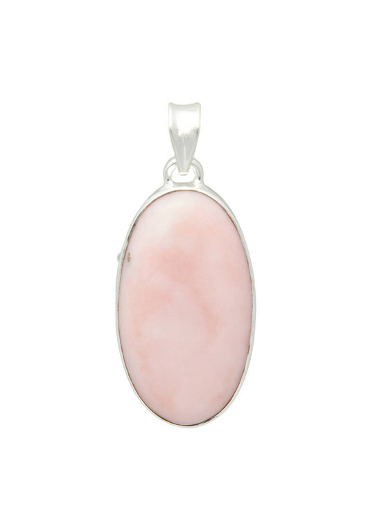 Pink Opal Pendant - Sterling Silver - No.453