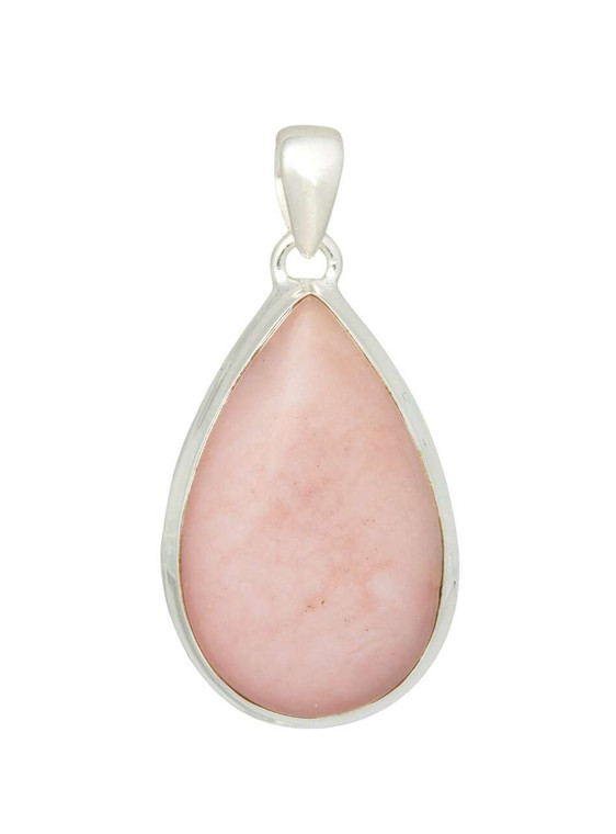 Pink Opal Pendant - Sterling Silver - No.542