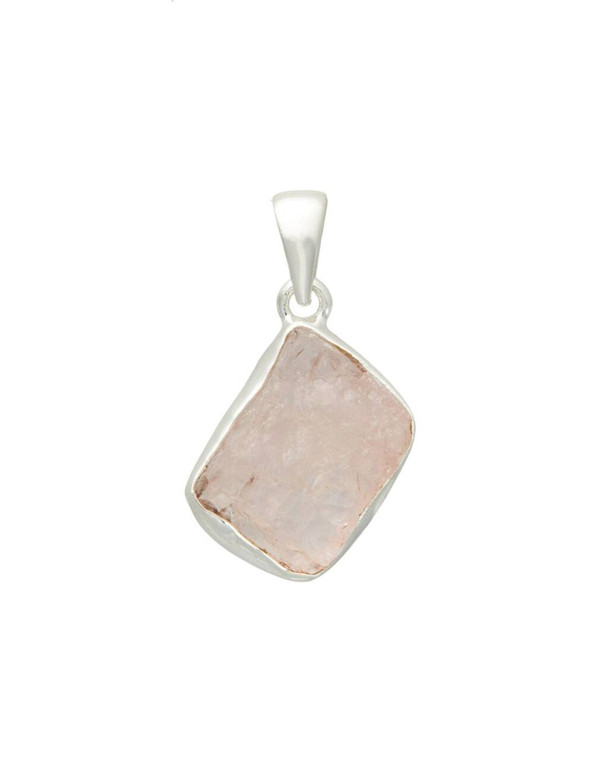 Morganite Pendant - Sterling Silver - No.451