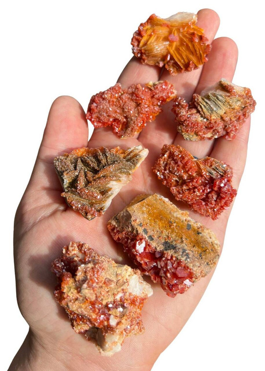 Vanadinite Crystal Cluster