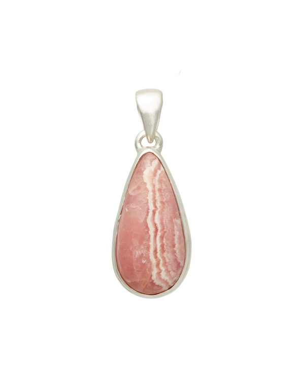 Rhodochrosite Pendant - Sterling Silver - No.1893