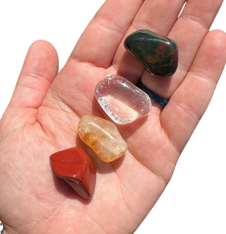 Aries Tumbled Stone Set