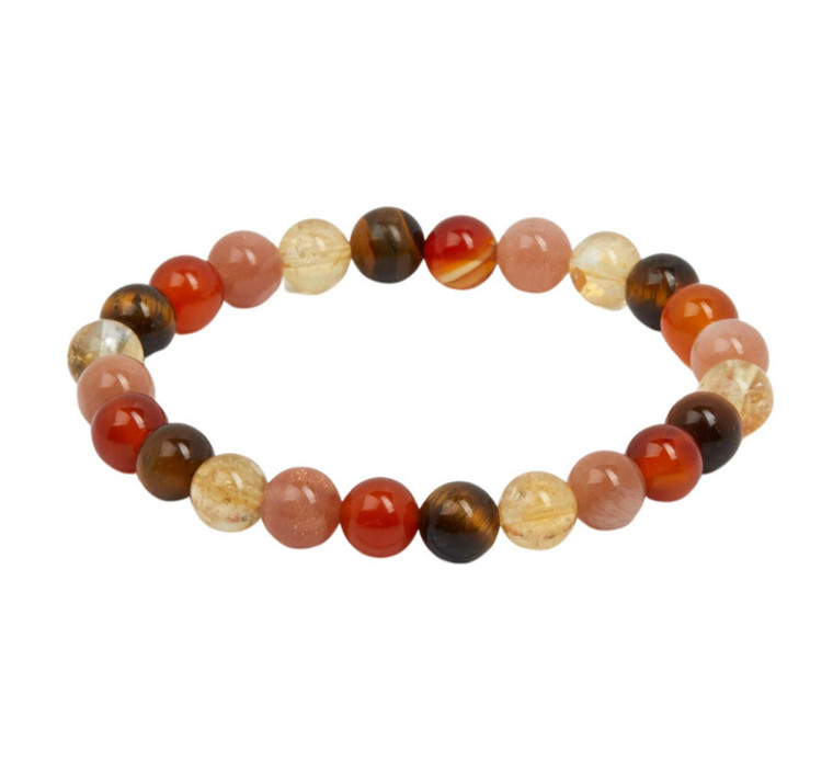 Success & Motivation Elastic Bracelet - 8mm Beads 