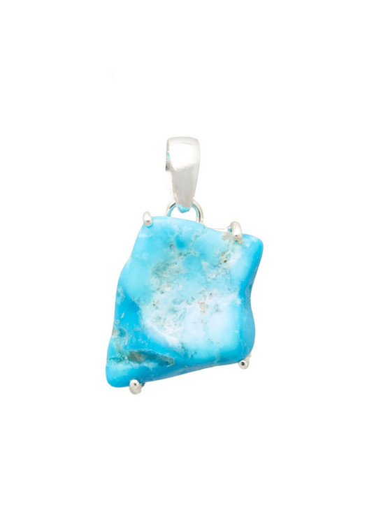 Turquoise Pendant - Sterling Silver - No.1253 