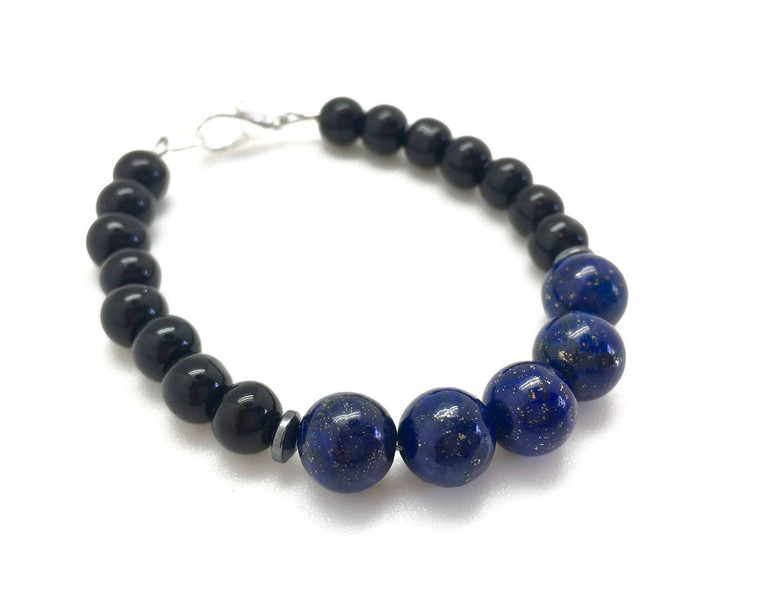 Protection & Stress Clasp Bracelet - 6mm & 8mm Beads 