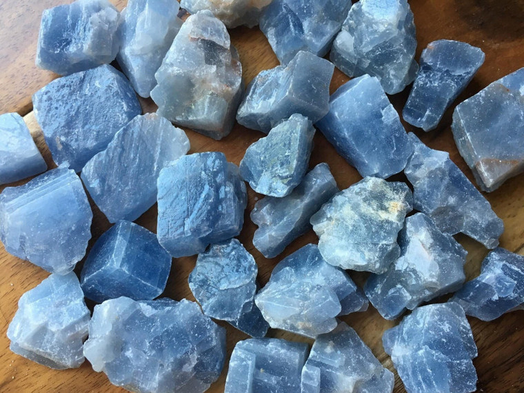 Raw Blue Calcite (Bulk) 