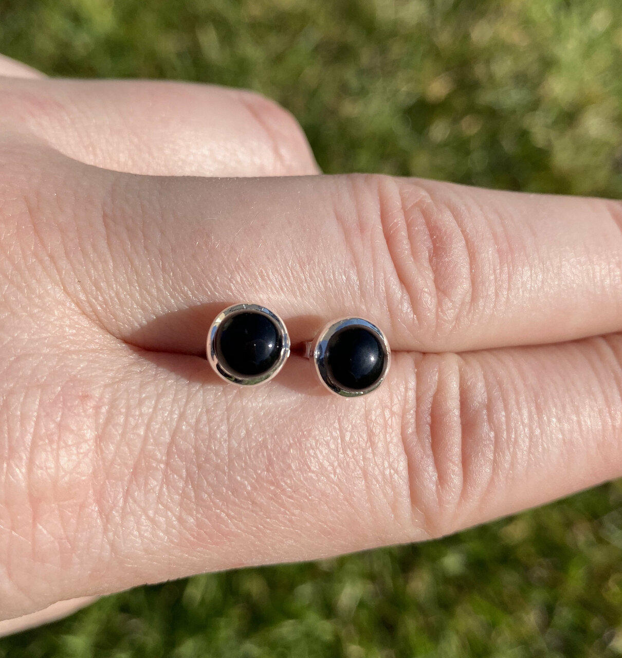 SILVER925 ONYX STUD EARRINGS /シルバー/ピアス SILVER925 ONYX STUD EARRINGS /シルバー/ピアス 925 Sterling