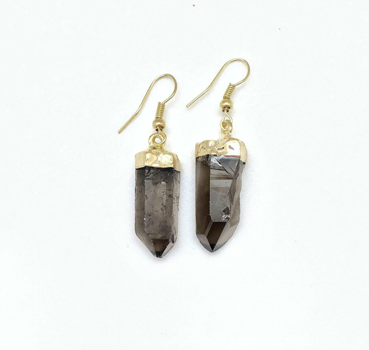 R.ALAGAN ララガン-KNOT SMOKY QUARTZ EARRINGS R.ALAGAN ララガン-KNOT SMOKY QUARTZ EARRINGS-SILVER - LOCALERS