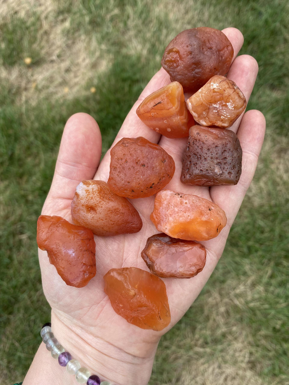 Raw Carnelian Stone New Moon Beginnings