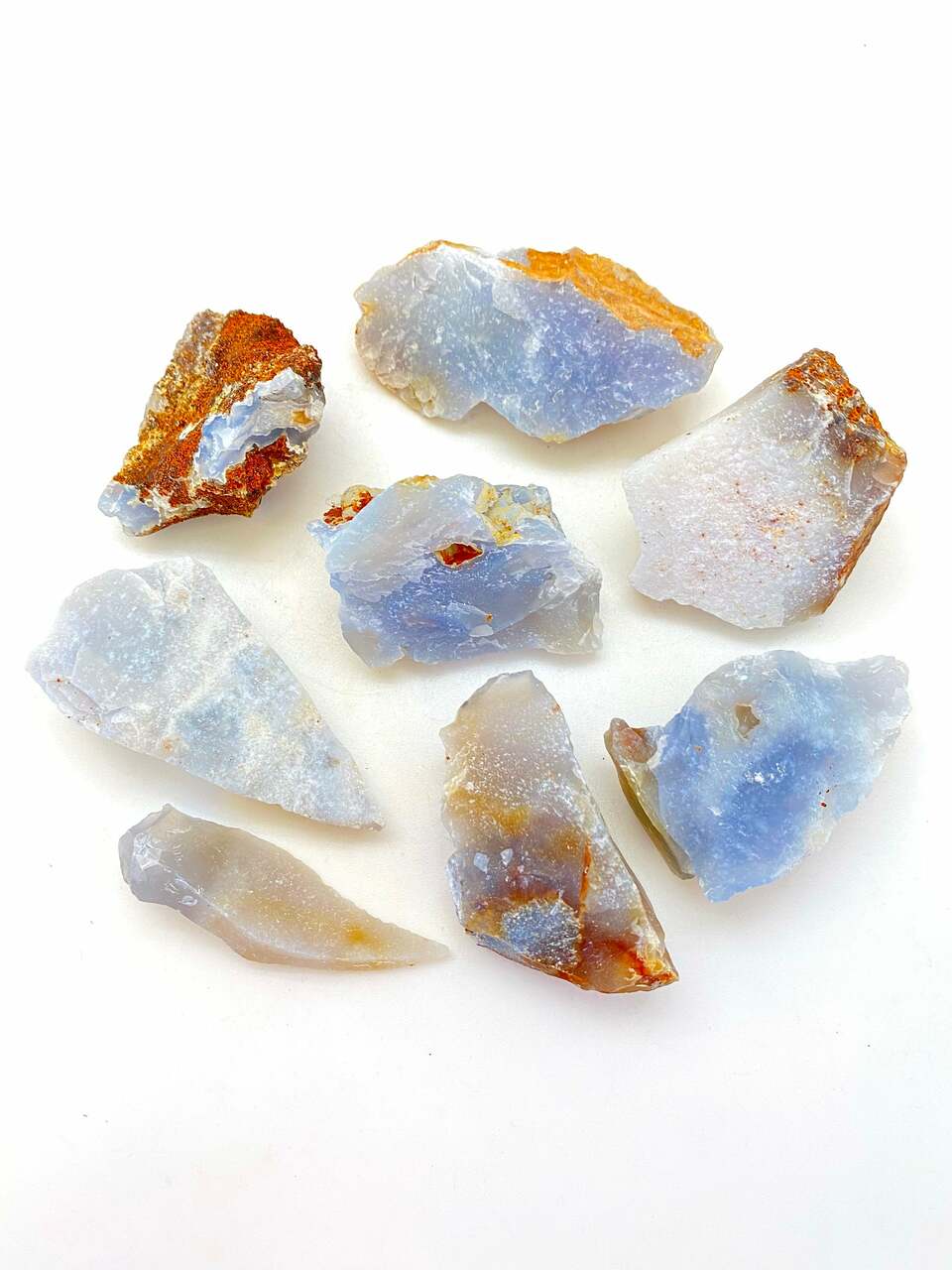 Nyc Gem And Crystal Stores Near Me Raw Chalcedony Stone New Moon