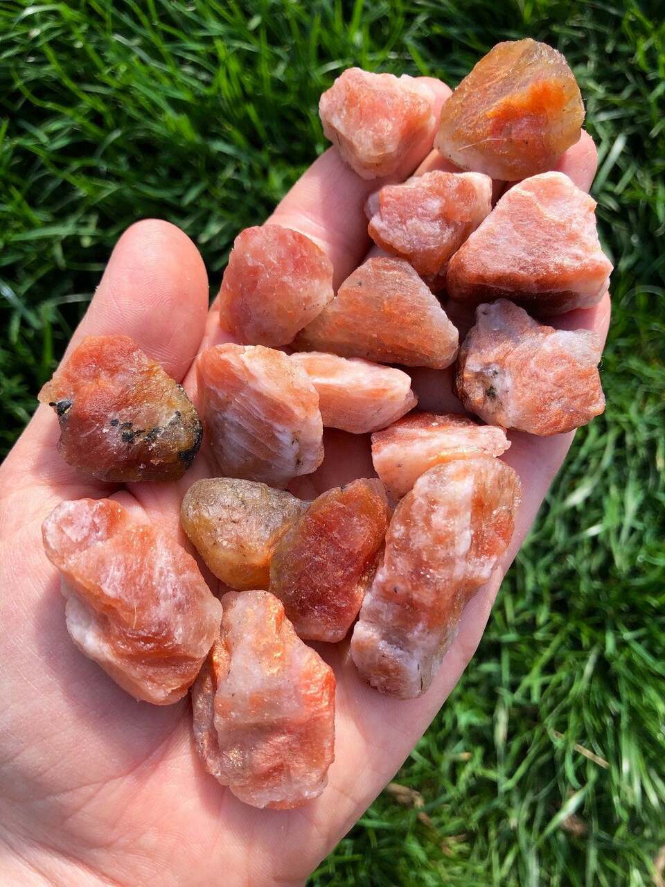 Raw Sunstone Stone - Grade AAA | New Moon Beginnings