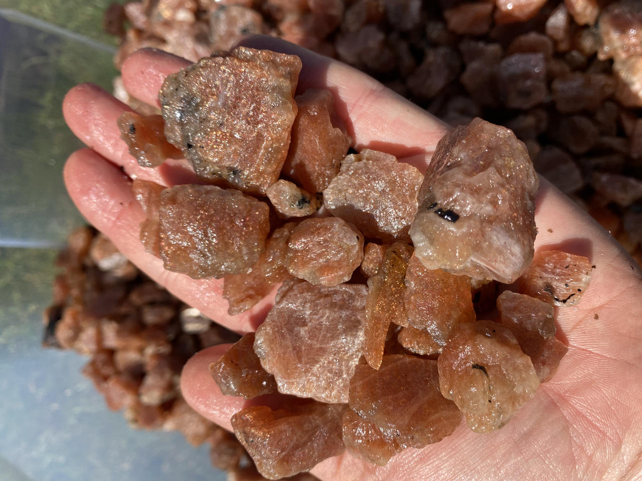 Raw Sunstone Stone - Grade AAA | New Moon Beginnings