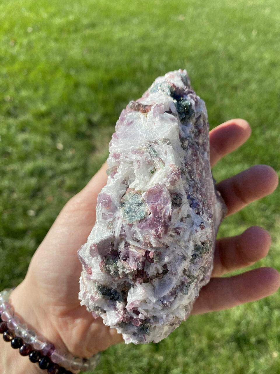 Raw Mixed Tourmaline, Lepidolite, Quartz Crystal | New Moon Beginnings