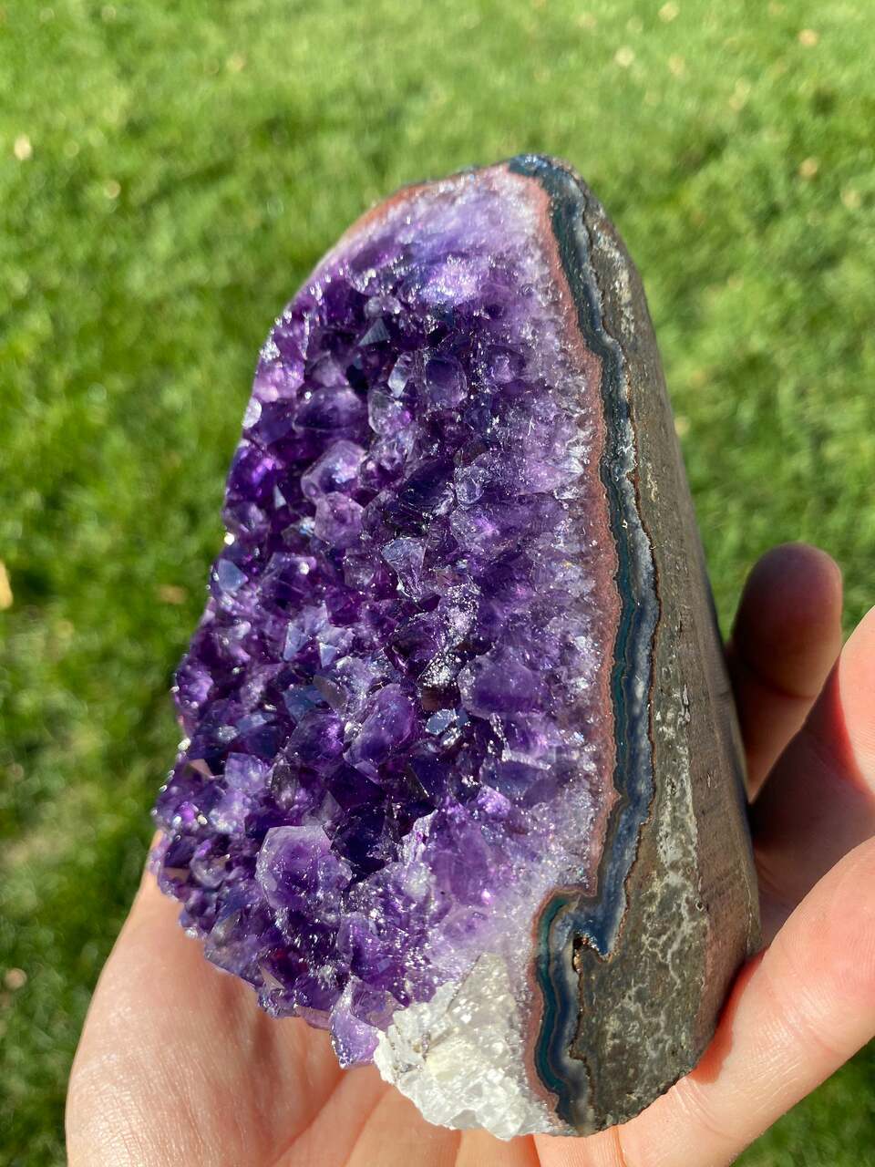Raw Amethyst Standing Crystal Cluster - 161 | New Moon Beginnings