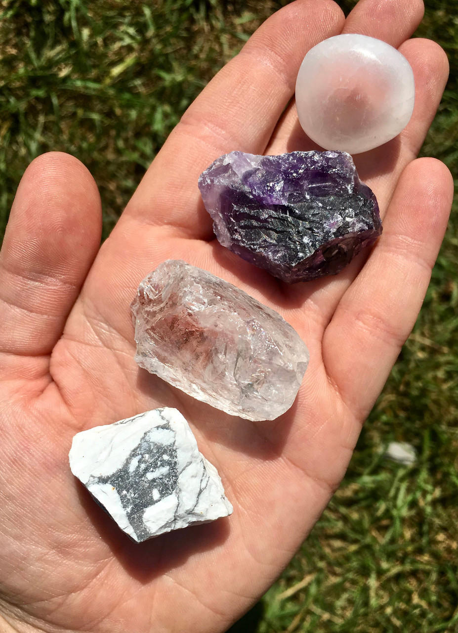 Peaceful Sleep Stone Set (Raw) | New Moon Beginnings