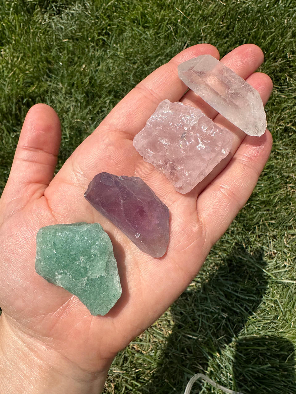 Attract Love Crystal Set (Raw) | New Moon Beginnings