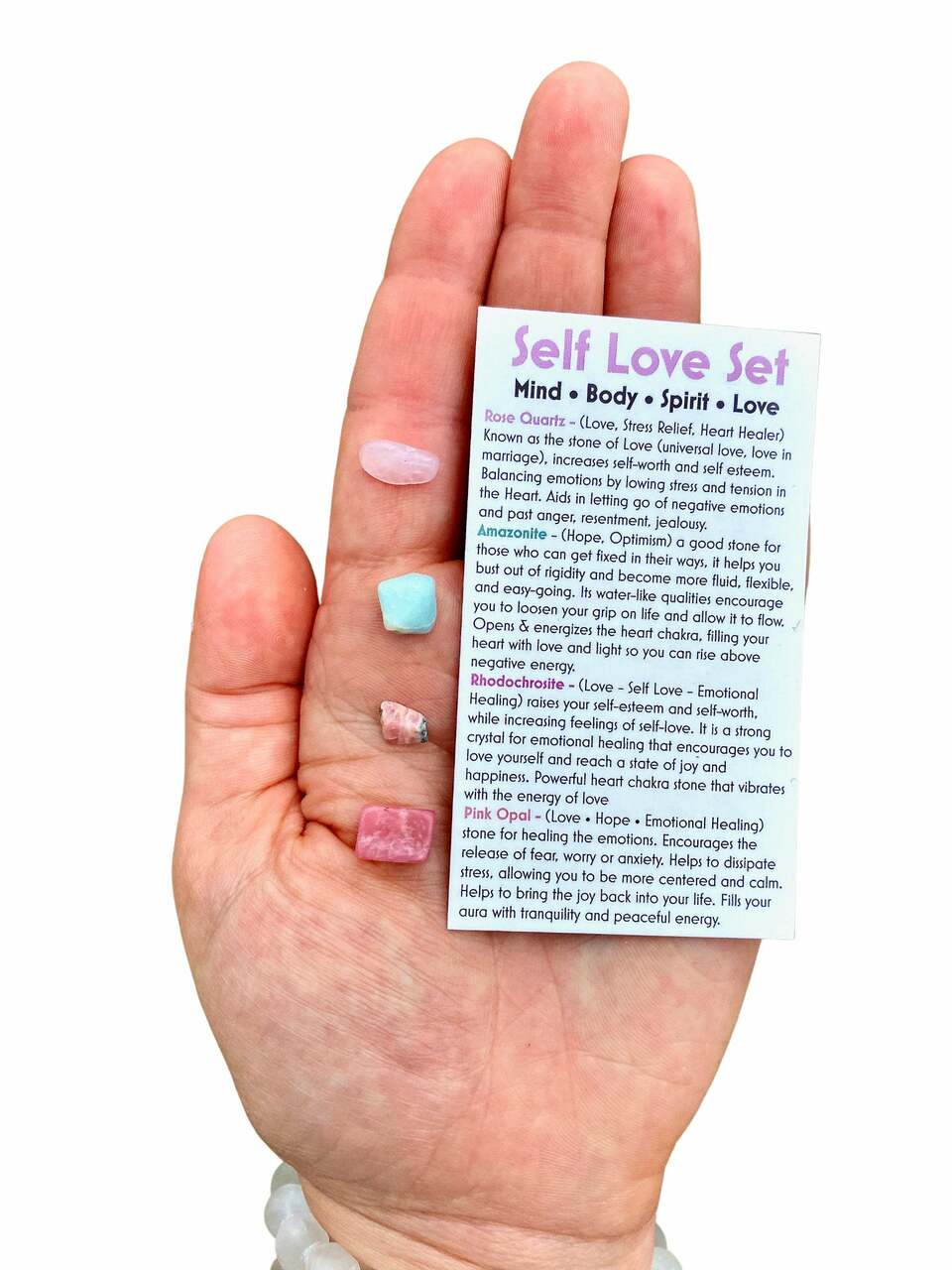 Self Love Stone Set (Small Chips) | New Moon Beginnings