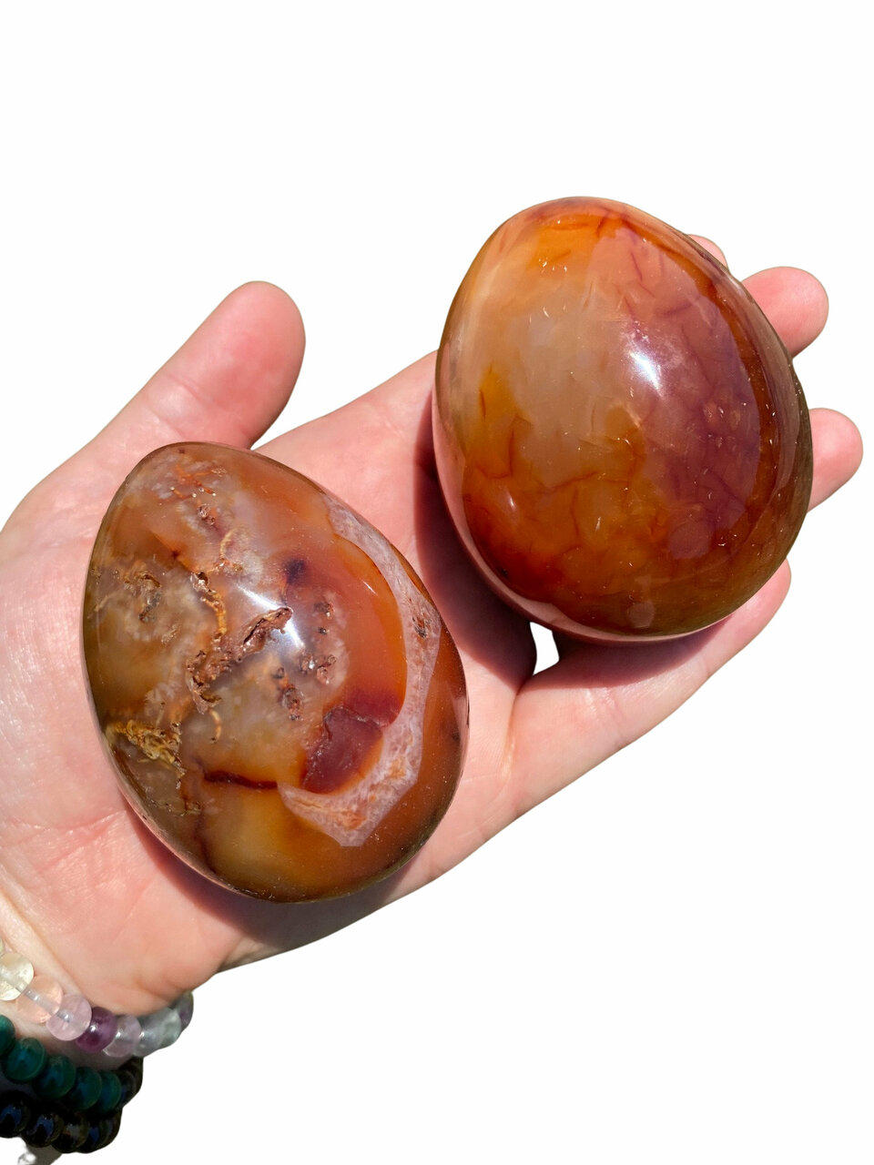 Carnelian Egg - Polished Stone | New Moon Beginnings