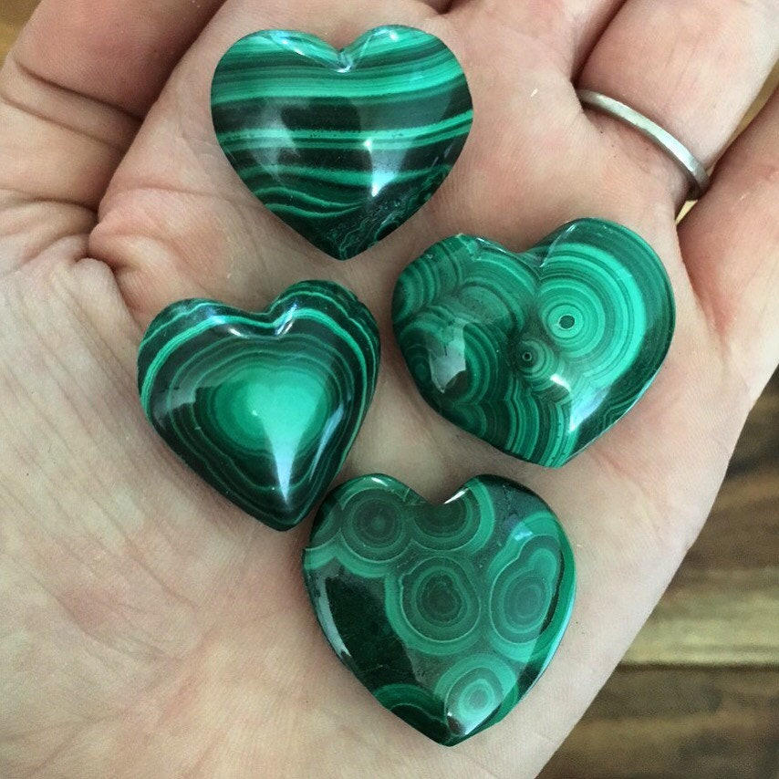 Malachite Heart & Diamond Necklace – Susan McVicker Jewelry