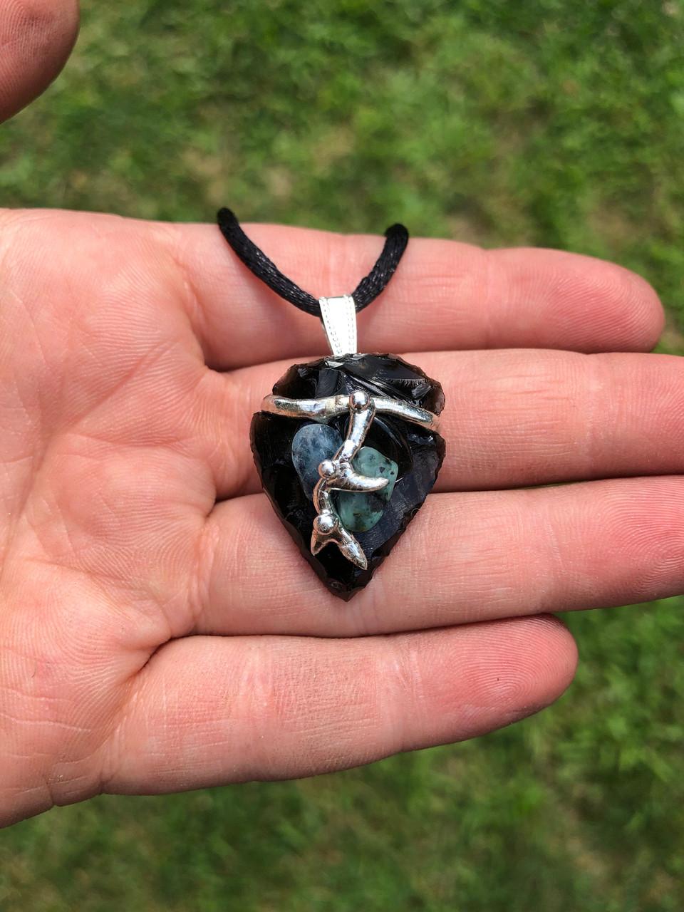 Keep Me Safe Amulet Necklace (Protection & Calming) | New Moon