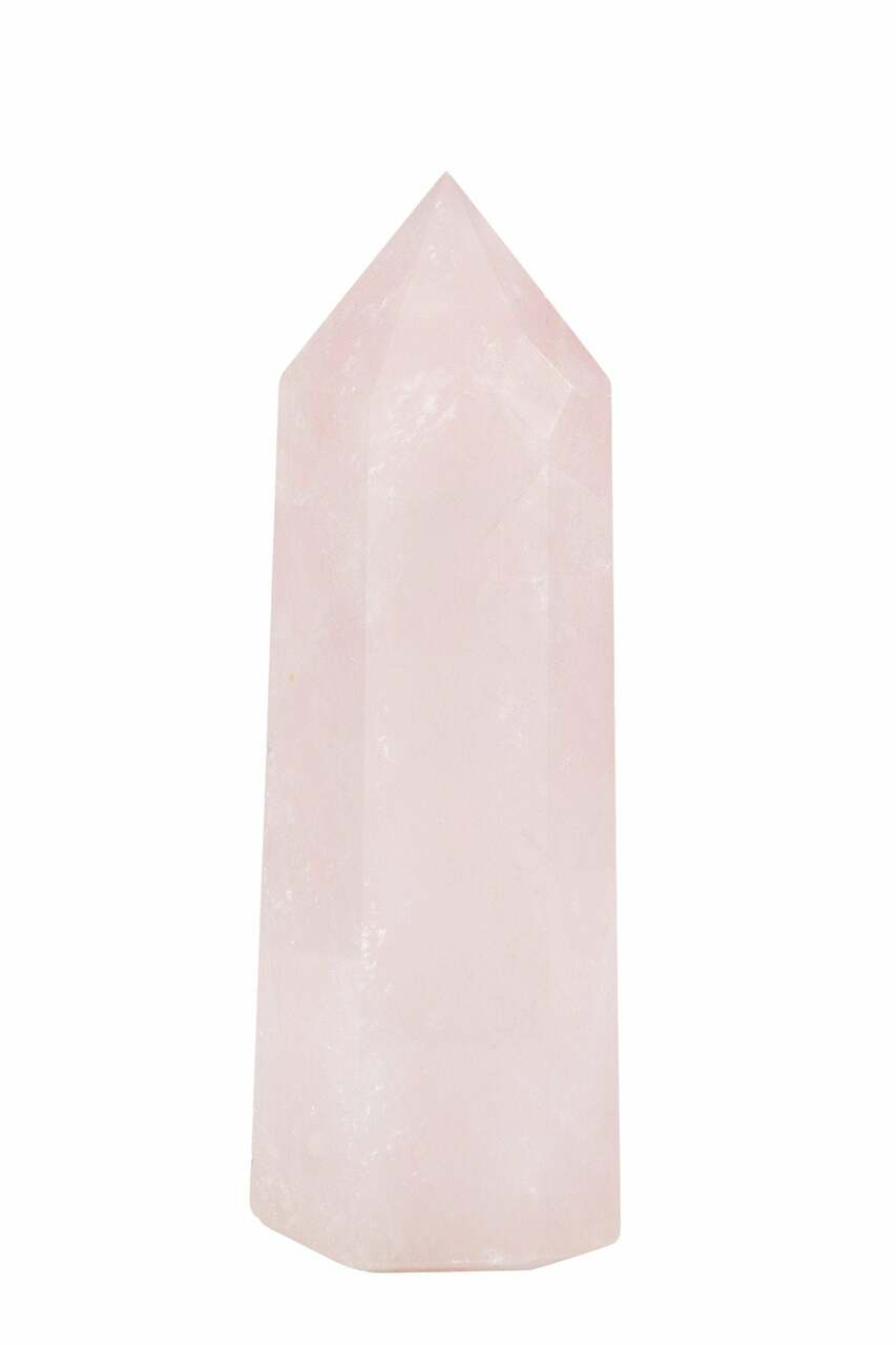 Rose Quartz Point - Polished Crystal Tower - 40 | New Moon Beginnings
