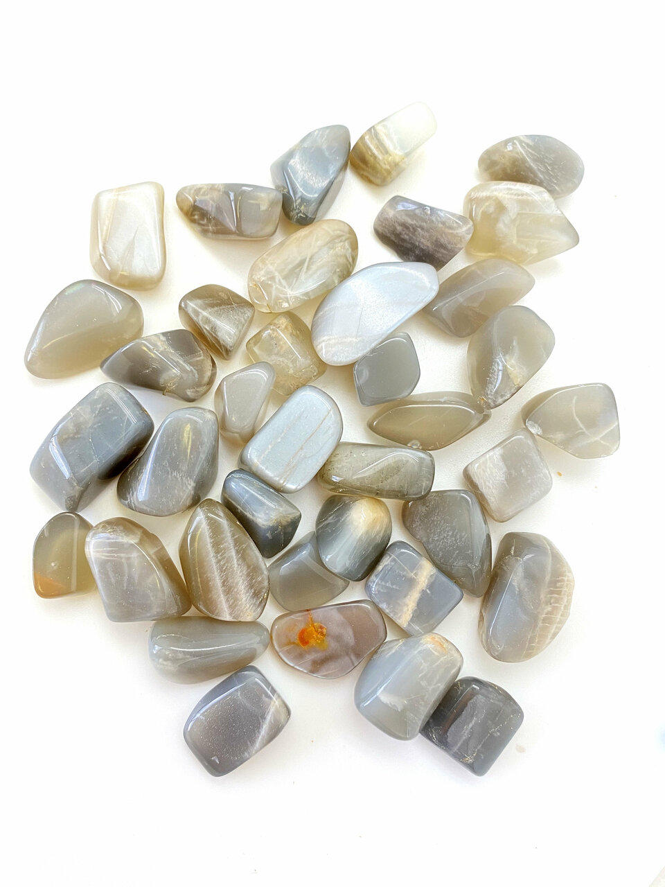 Tumbled Silver Moonstone New Moon Beginnings1