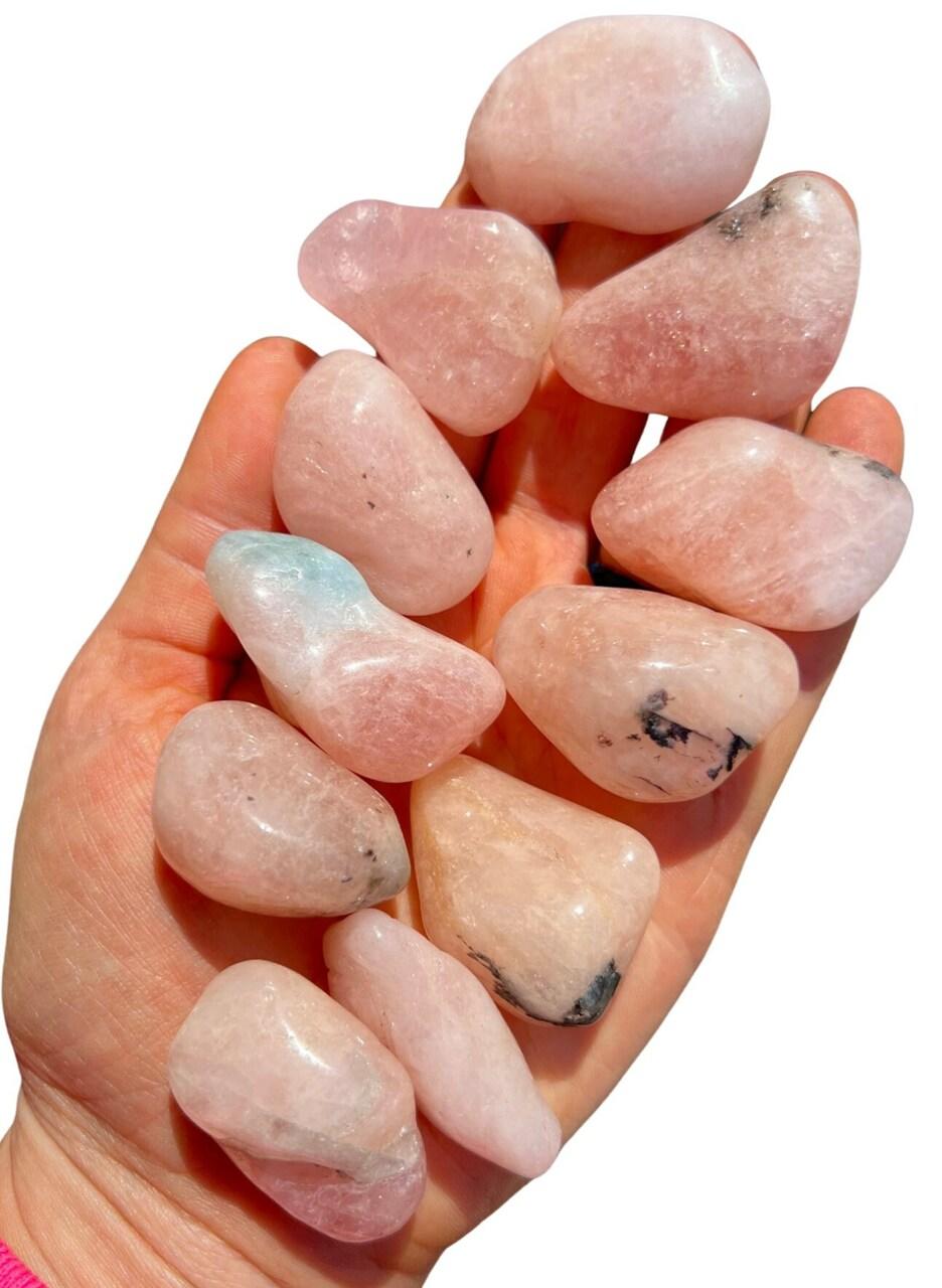 Tumbled Peach Morganite Peach Morganite Tumbled Stone New Moon