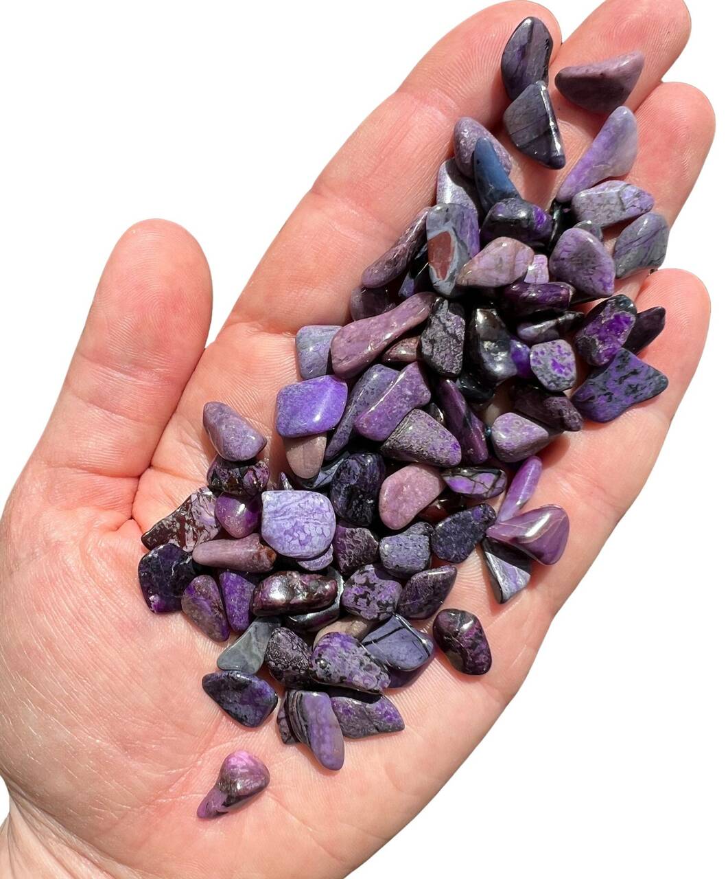 Tumbled Sugilite Chip Sugilite Tumbled Stone Chip New Moon