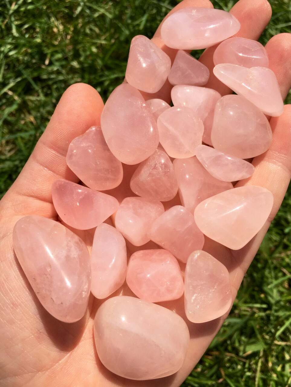 Tumbled Rose Quartz Rose Quartz Tumbled Stone New Moon Beginnings
