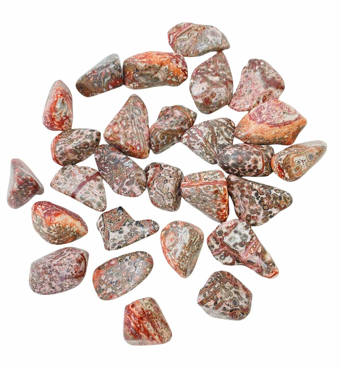 Tumbled Leopard Skin Jasper - Leopard Skin Jasper Tumbled
