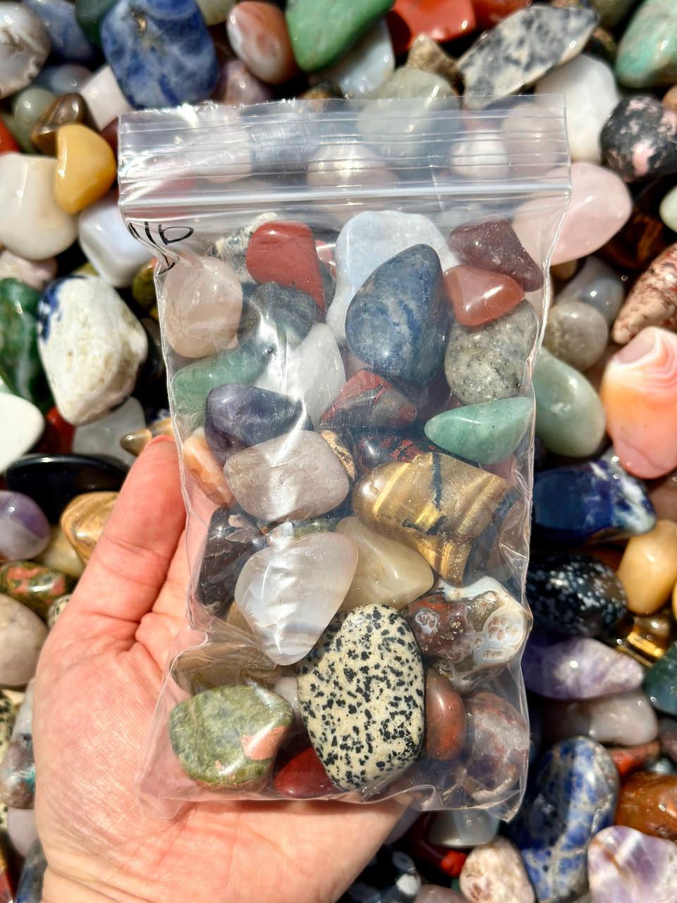 Mixed Gemstone Tumbled Stones New Moon Beginnings