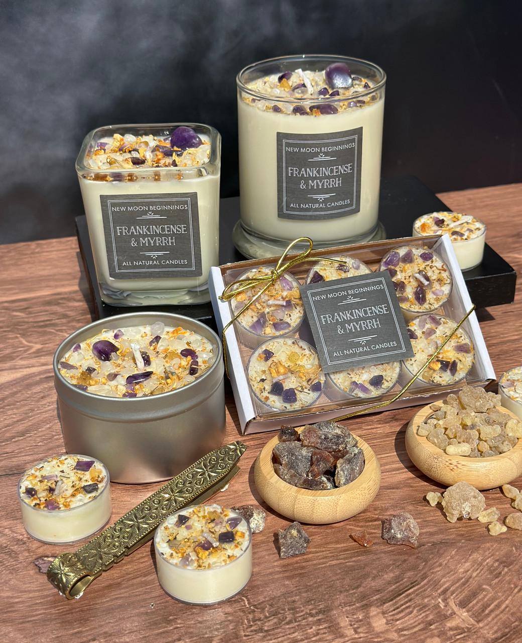 Frankincense & Myrrh Candle | New Moon Beginnings