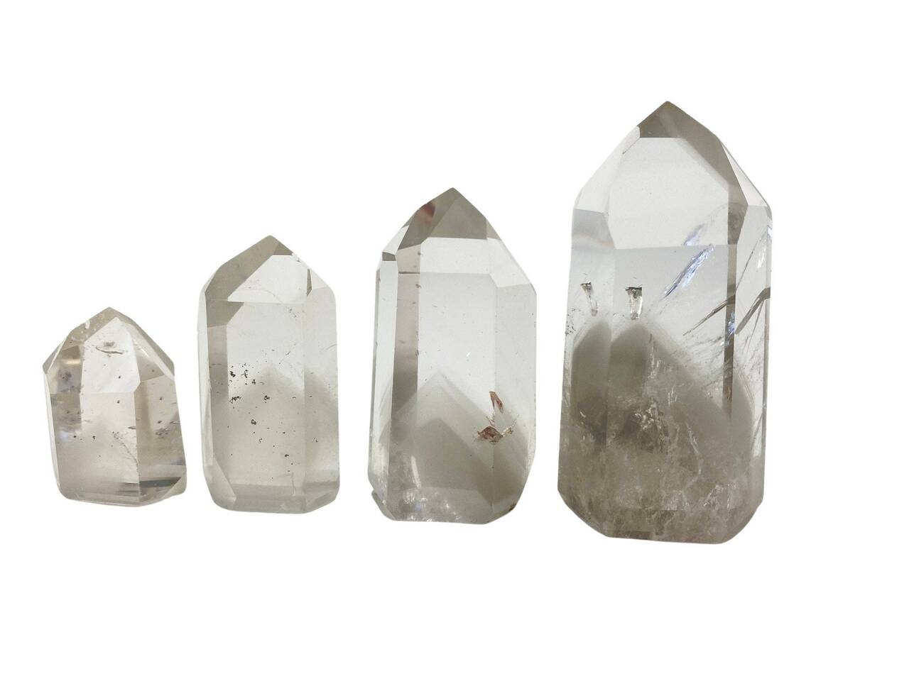 Polished Phantom Quartz Point AAA Grade New Moon Beginnings