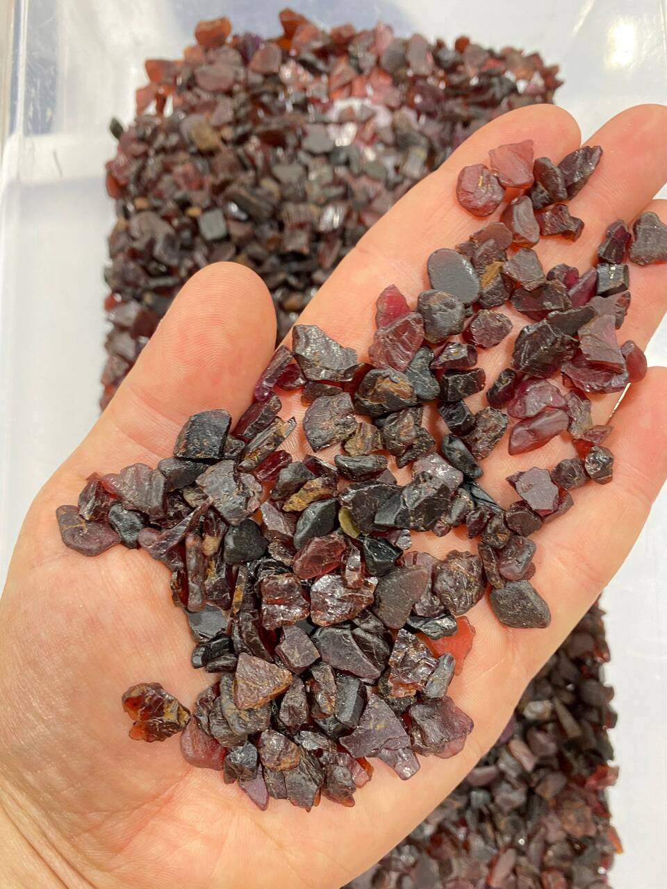 Garnet Rough Chips (1 lb. Bag) | New Moon Beginnings