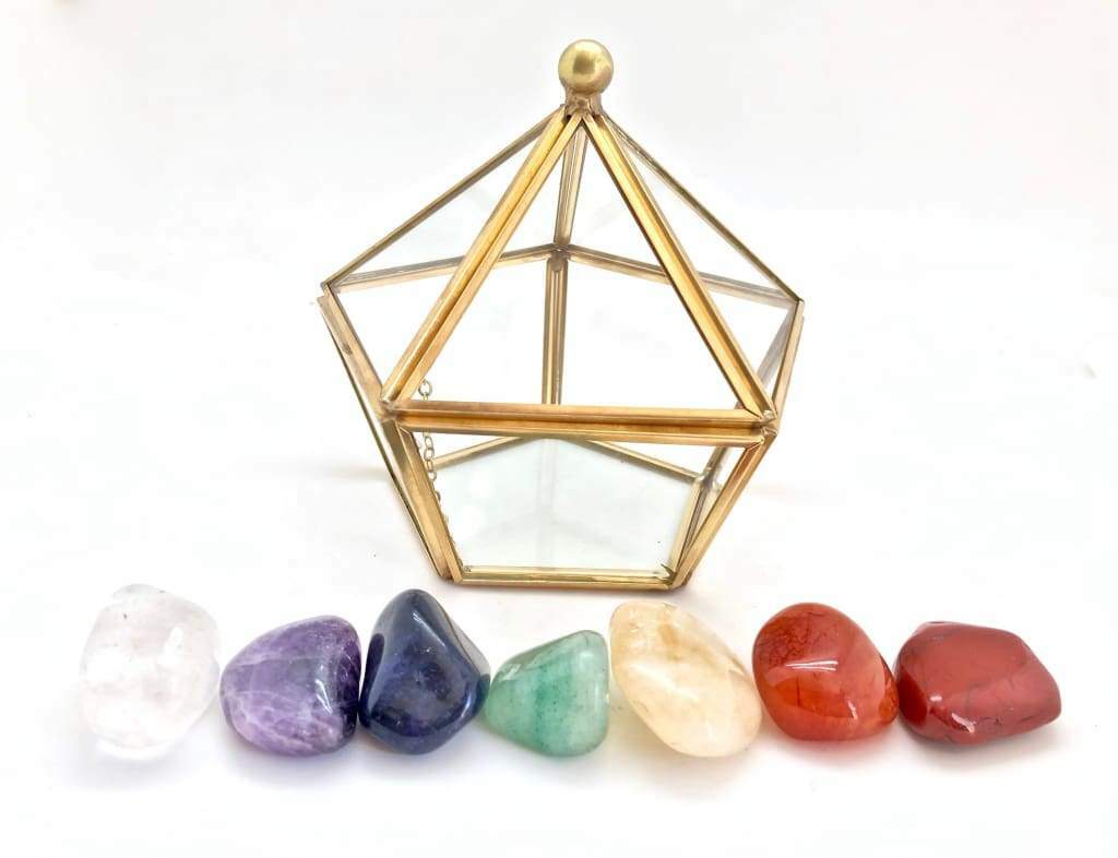 Pack sono-thérapeute Céleste, 432Hz de 7 bols de Cristal Chakra en cristal  de quartz.avec 8 maillets cristal de quartz.