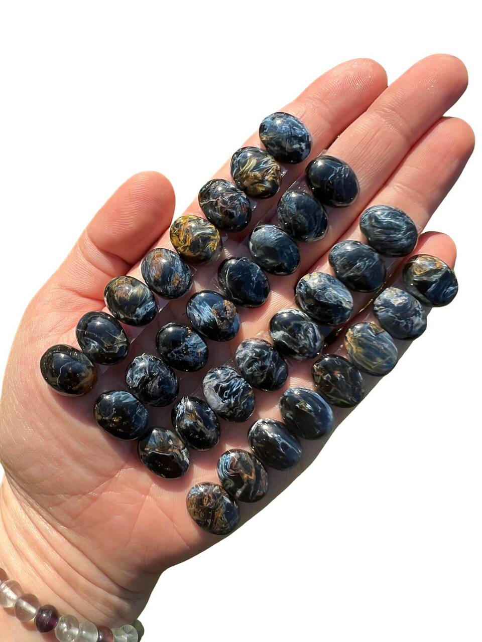 Blue Pietersite Stone Meaning Pietersite Oval Cabochon New Moon