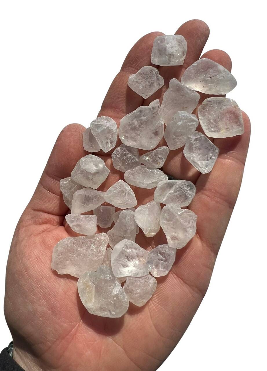 Raw White Topaz Crystal New Moon Beginnings