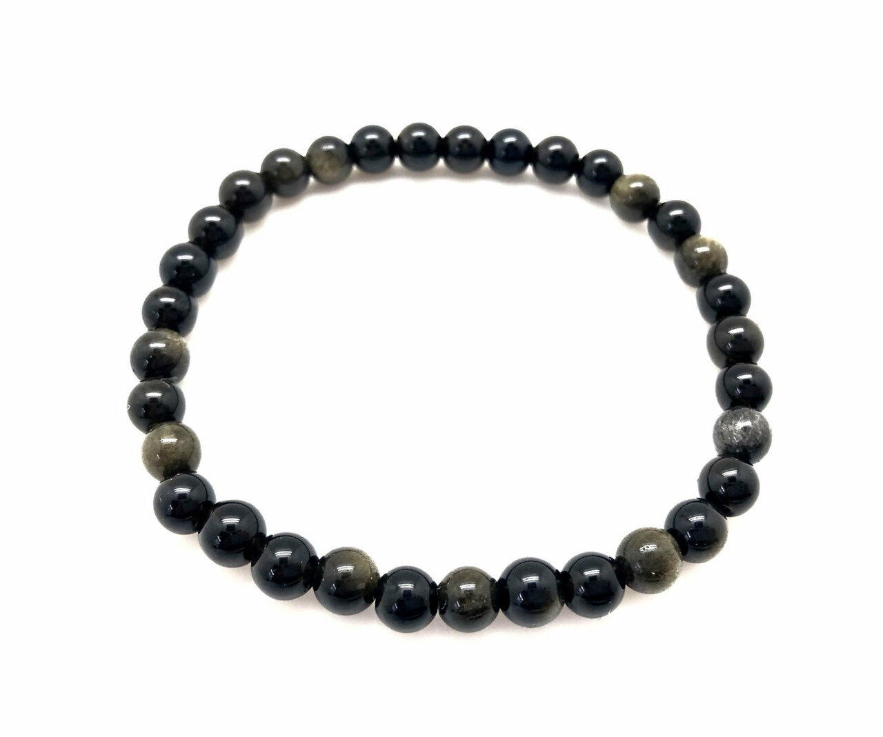 Natural Golden Eye Obsidian Healing Bracelet – EvelynCreations