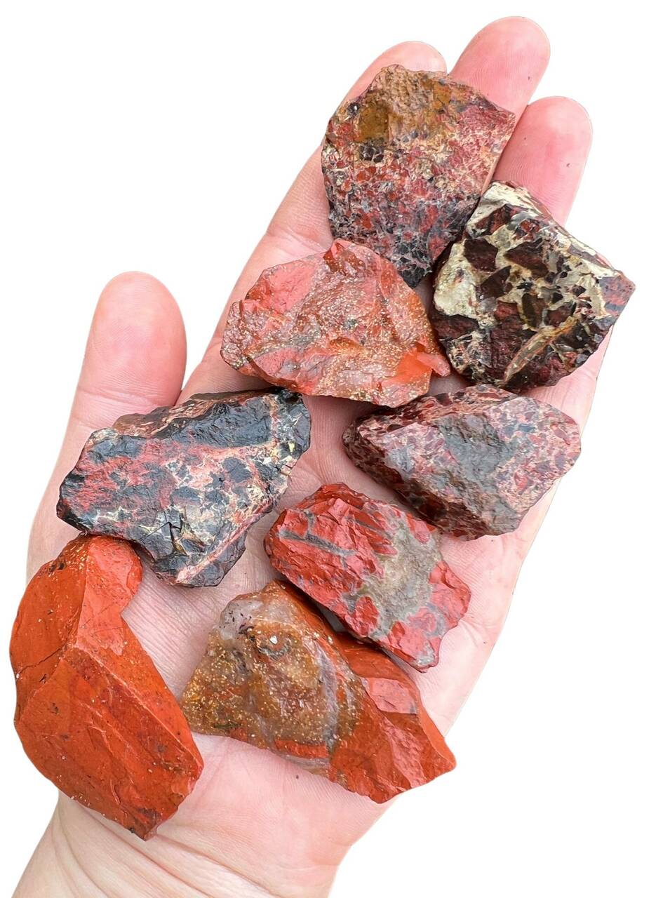 Red Jasper Different Types Of Jasper Stones Raw Brecciated Jasper