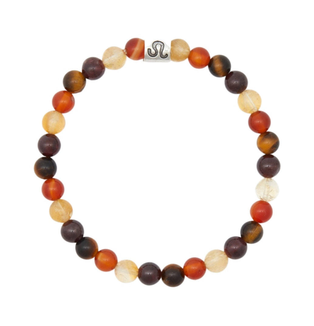 Leo Zodiac Elastic Bracelet | New Moon Beginnings