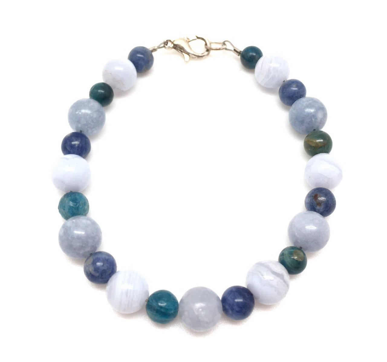 Throat Chakra Clasp Bracelet | New Moon Beginnings