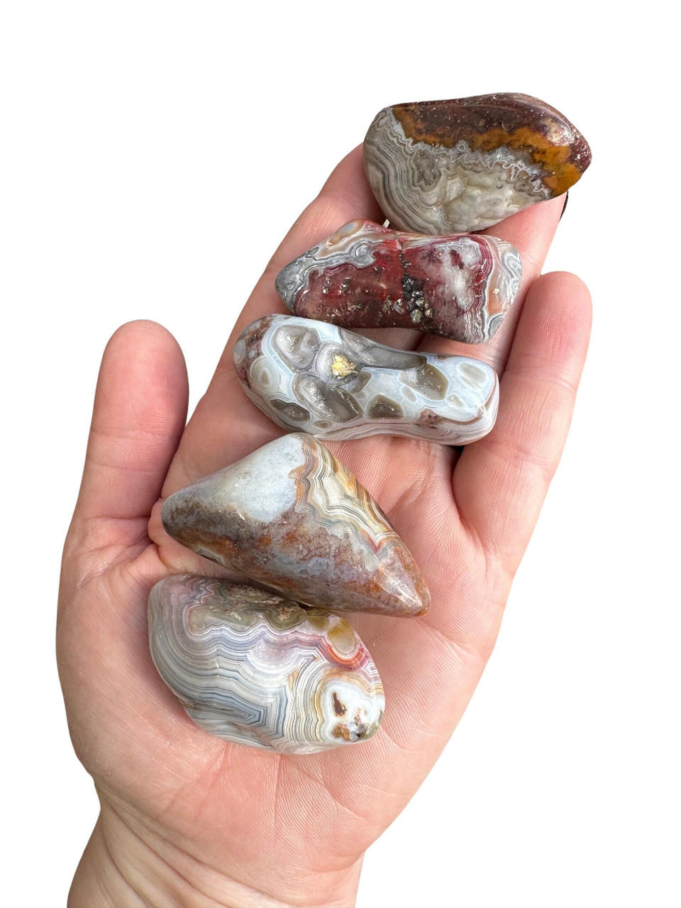 Tumbled Crazy Lace Agate | New Moon Beginnings