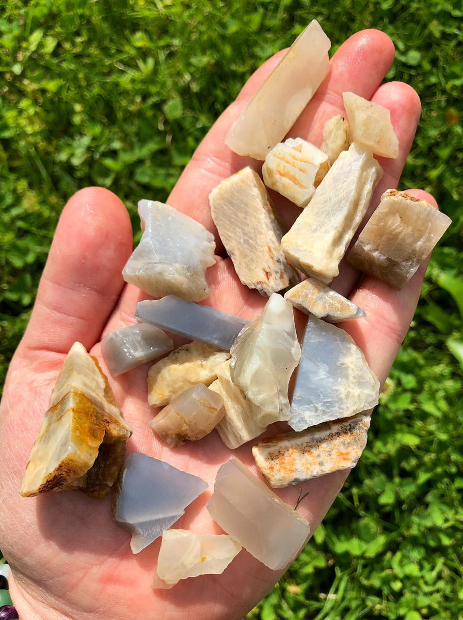 Raw Mixed Moonstone (Bulk) New Moon Beginnings