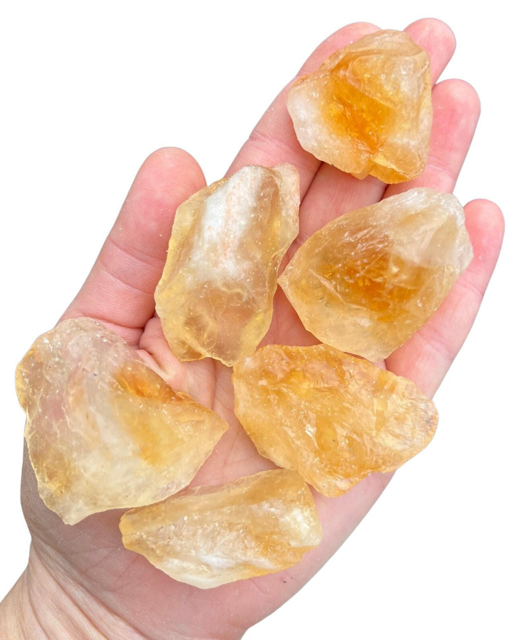 Raw Citrine (Bulk) Treated New Moon Beginnings