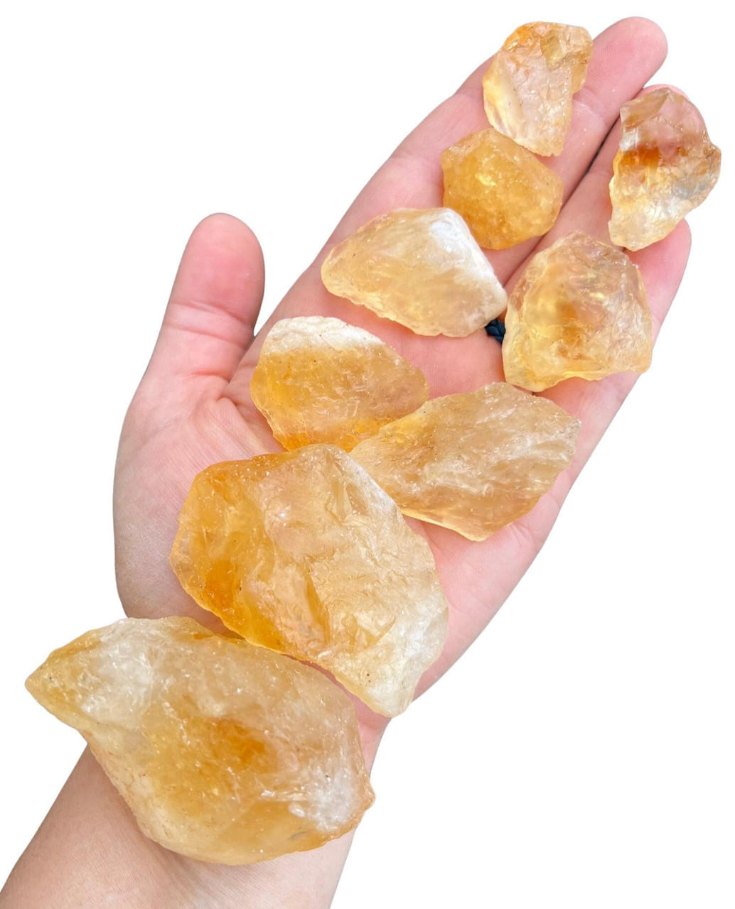 Raw Citrine (Bulk) Treated New Moon Beginnings